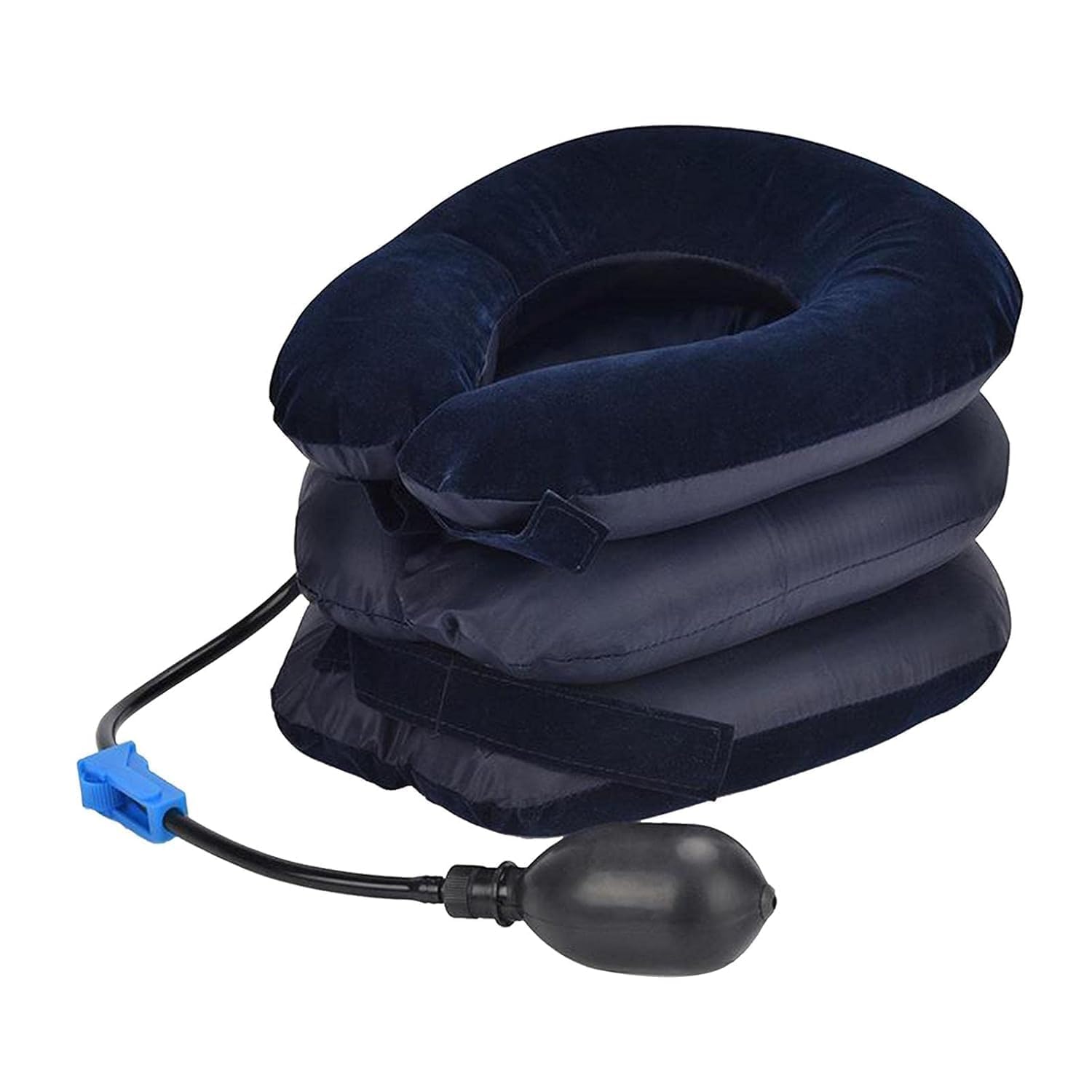 Inflatable Neck Brace Pillow for Cervical Support – Adjustable Air Neck Traction Collar, Portable Neck Support Pillow for Travel, Home & Office, Spine Alignment & Posture Support Cushion-image-21