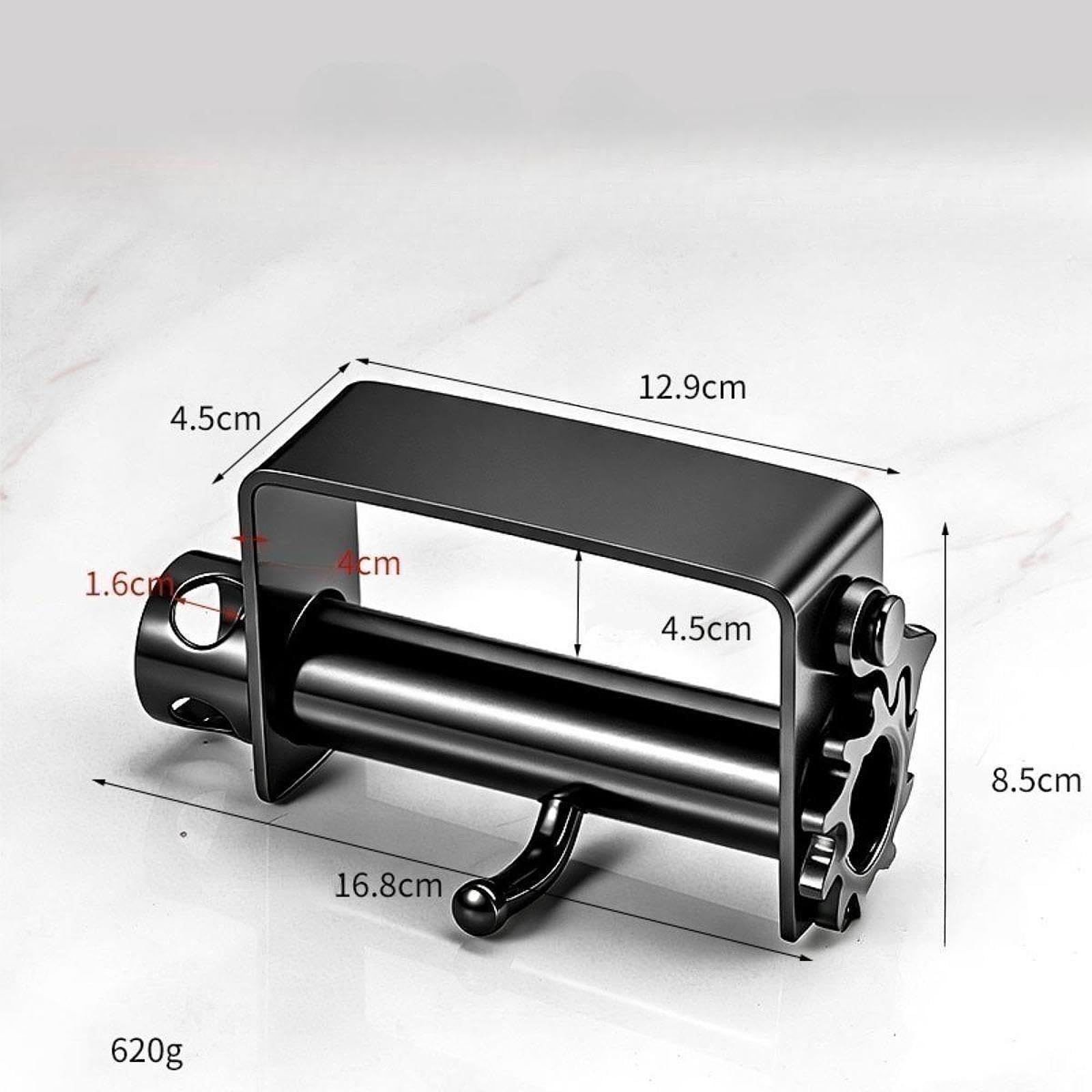 Treuil d'Arrimage à Cliquet, Treuil de Remorque Renforcé, Dispositif de Tension Compact pour Charges Lourdes, Fixation Cargaison Fiable et Robuste, pour Petits Camions et Utilitaires, Welded S