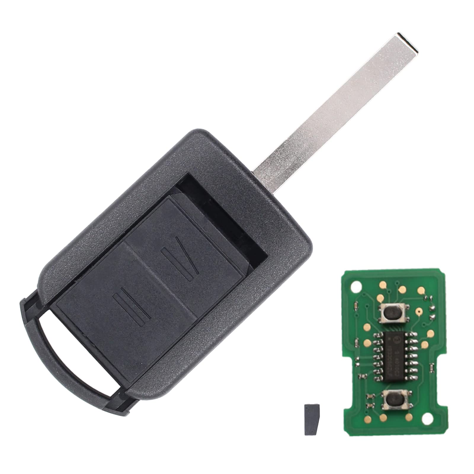 Opel Schlüssel Fernbedienung - 2 Tasten 433Mhz Für Corsa C Meriva A Combo