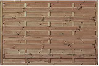 Sichtschutz-zaun im Maße 180 x 120 cm (Breite x Höhe) Kiefer/Fichte Holz, druckimprägniert "Berlin" Massiv II