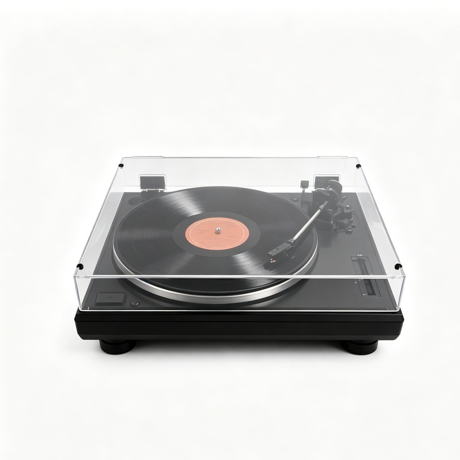 Coperchio antipolvere per giradischi: coperchio protettivo stereo in acrilico trasparente compatibile con giradischi LP60x/LP60xbt e apparecchiature audio domestiche.