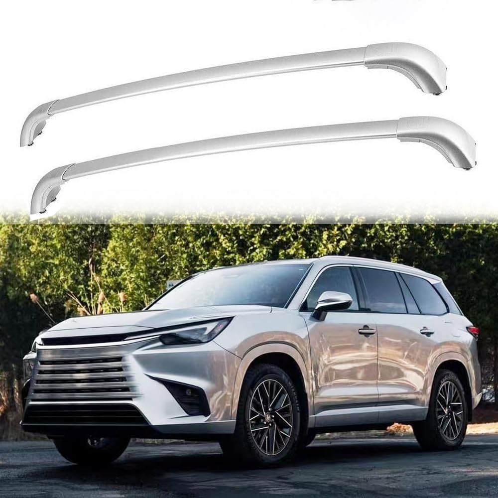 COGOTA 2Pcs Silver Crossbar Roof Rail Rack Cross Bars Luggage Carrier Fits for Lexus TX 350 500h 550h+ 2024 2025, S-002