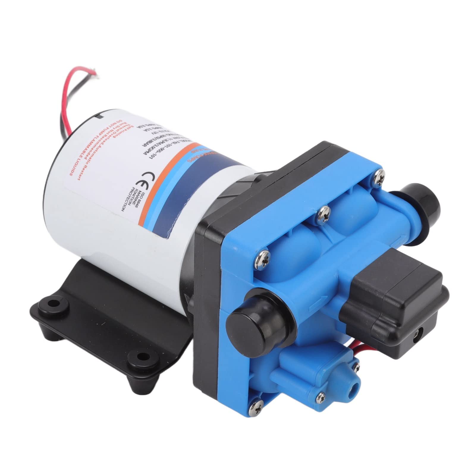 Eujgoov Bomba de Agua para Vehículos Recreativos de 12 V, Bomba de Agua para Vehículos Recreativos con Placa de Hierro, Bomba de Agua para Vehículos Recreativos de 12 V, Rosca Externa