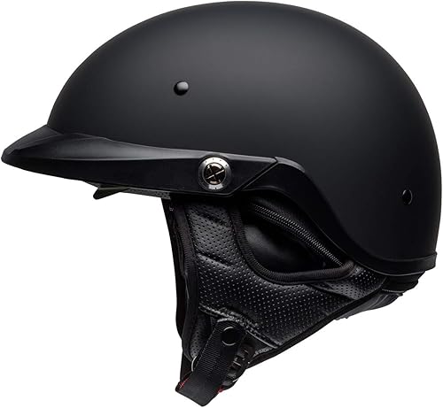Miniatura 5 de Casco de moto con abertura para la cara Bell Pit Boss (negro mate liso, XSS)
