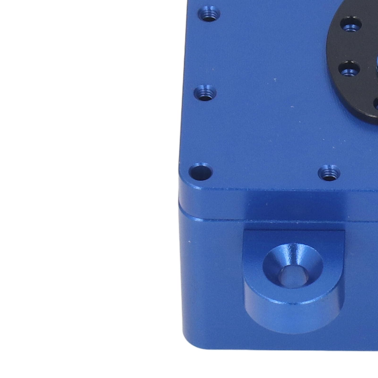 Caja receptora RC Aleación de aluminio, Caja protectora del receptor RC Crawler, Caja de metal sellada para autos RC escala 1/10, Diseño con tornillos y destornillador incluidos, (Azul)