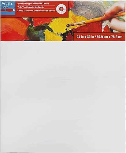 Michaels Paquete de 12 unidades lienzo tradicional envuelto en galería de nivel 2 por Artist's Loft