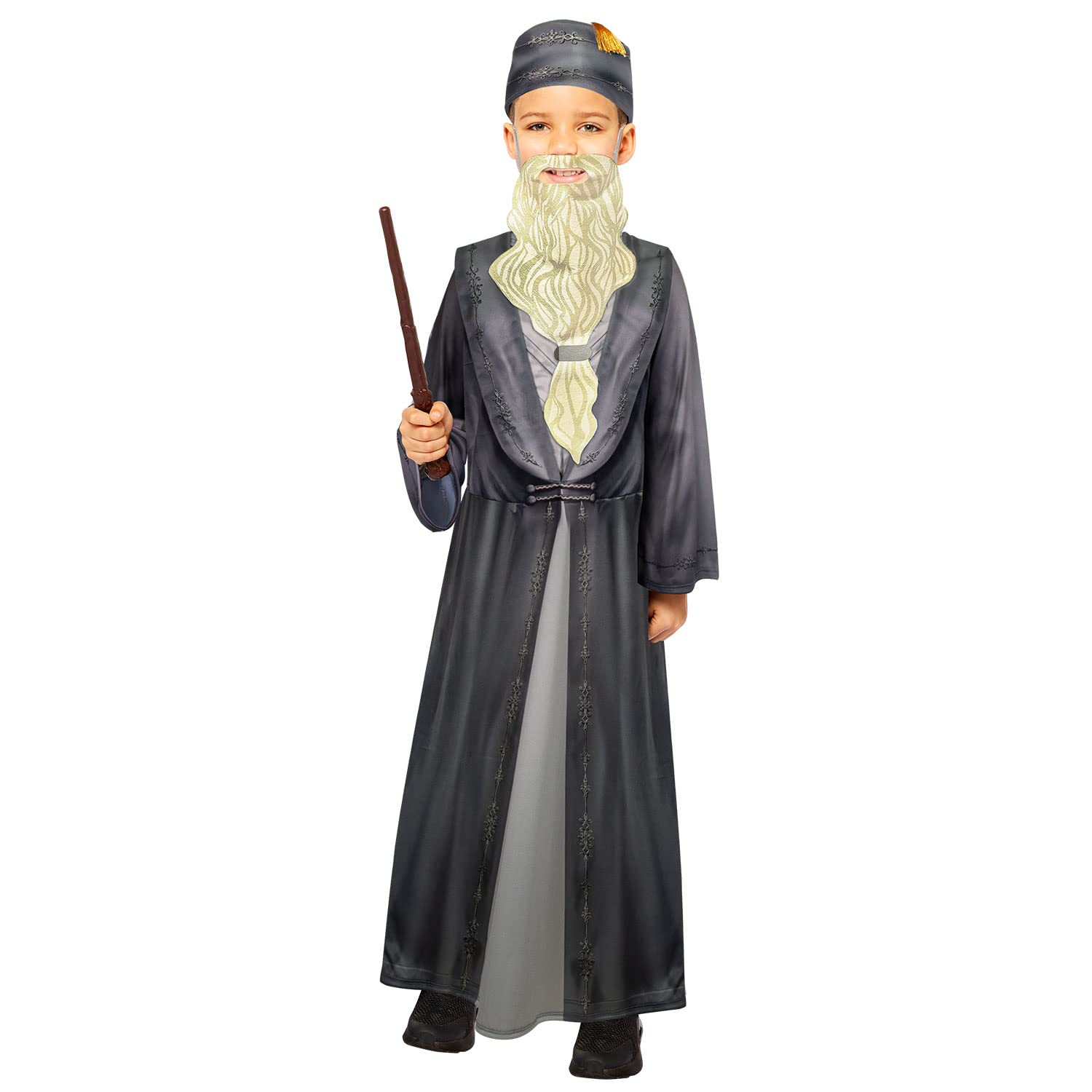 Amscan 9912463 - Kids Officially Licensed Dumbledore World Book Day Fancy Dress Costume Age: 4-6 Yrs