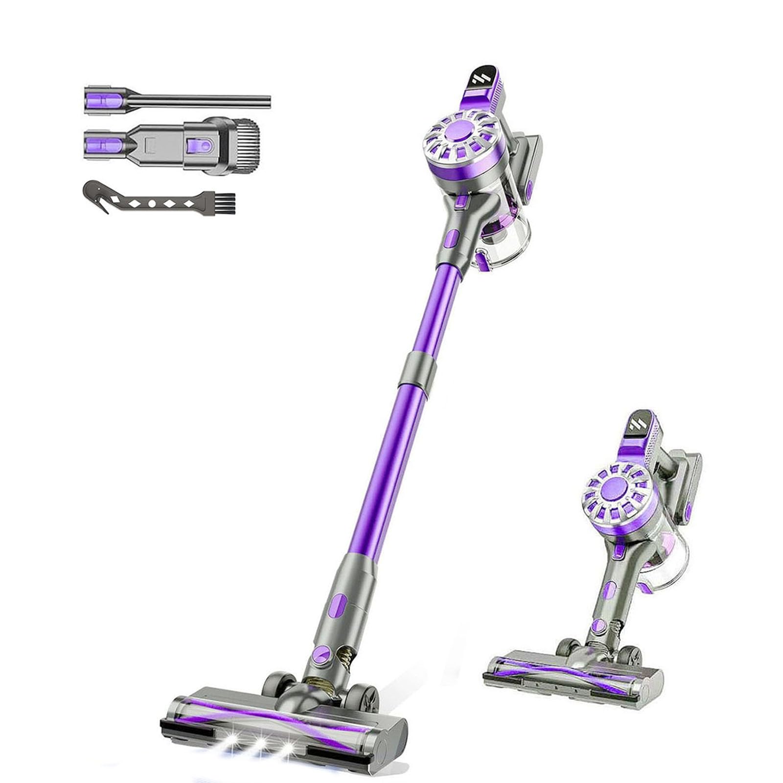 Cordless Vacuum Cleaner for Home Lightweight Stick Vacuum Cordless Rechargeable with Power Suction Up to 35 Mins Runtime