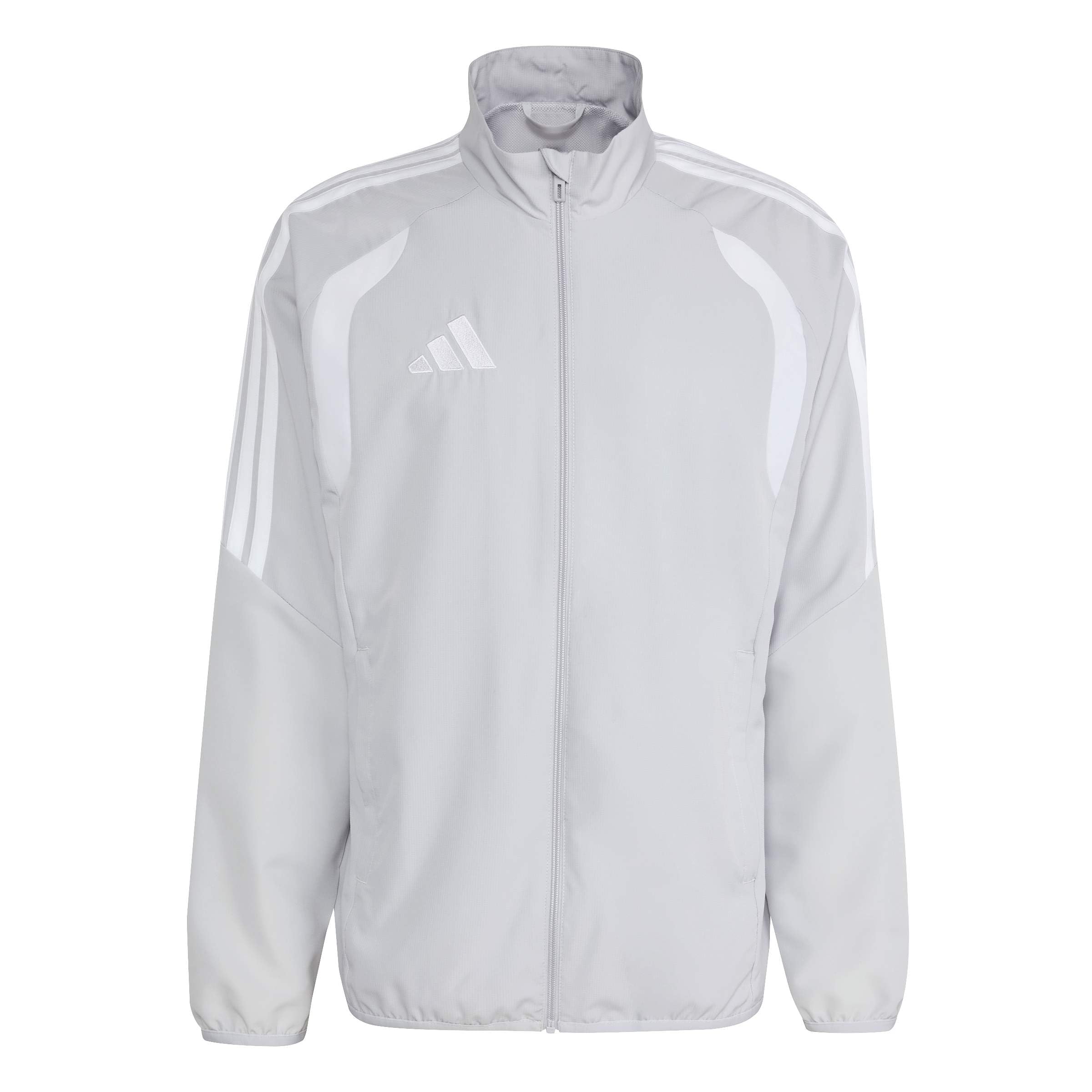 adidas Men's Tiro 26 League Presentation Coat, team light grey/white, XS