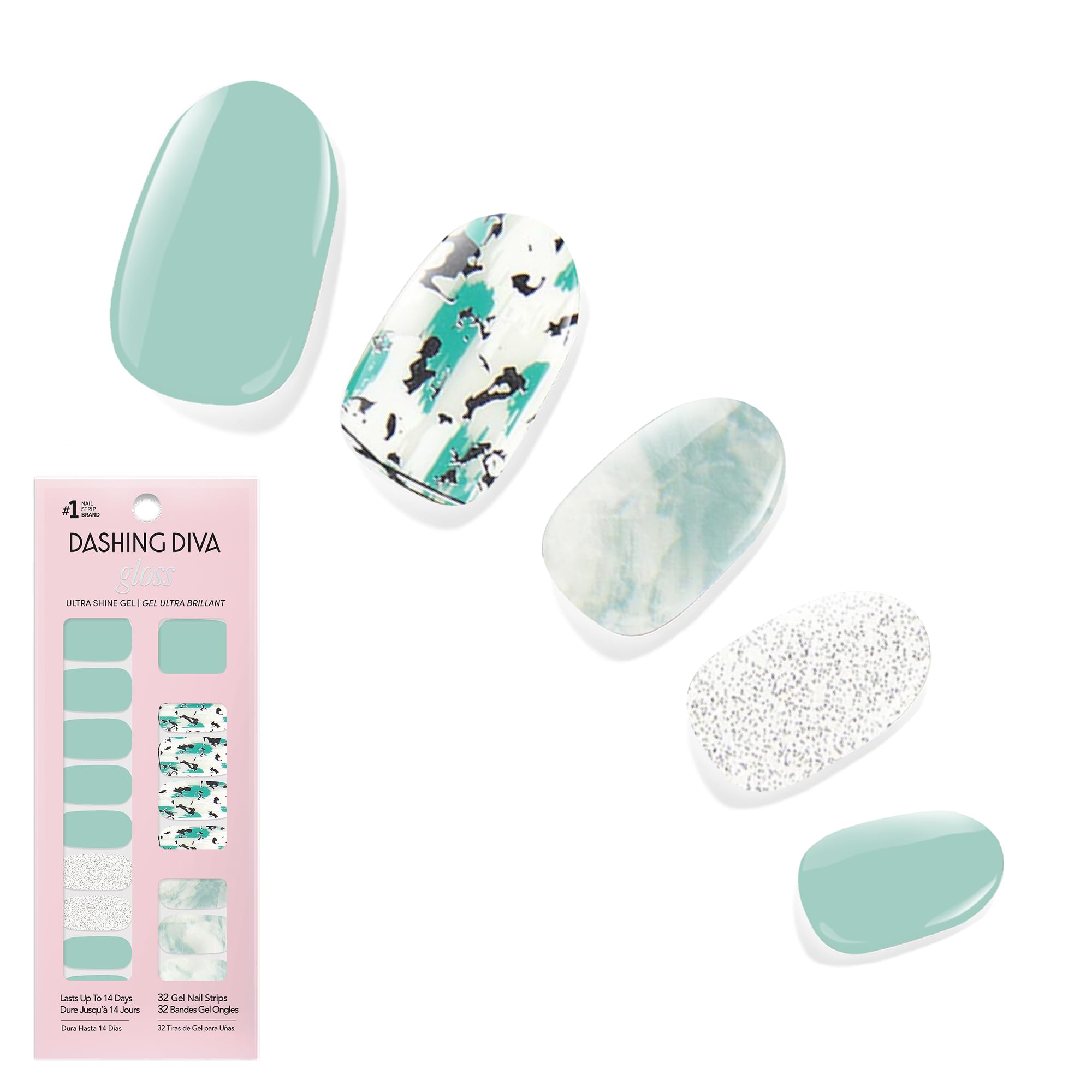 Dashing Diva Gloss Nail Strips - Lavender Dreams -18