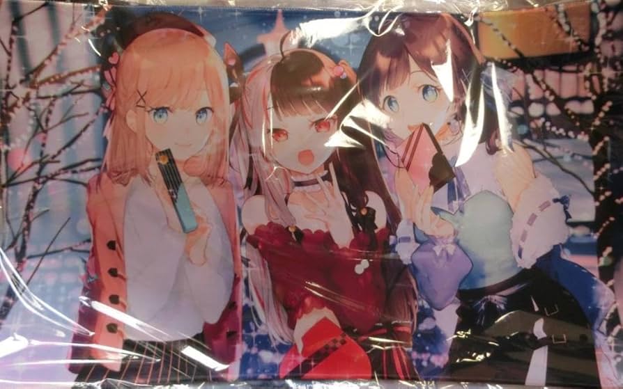 Amazon.co.jp: にじ さんじ プレイマット ラバーマット 夜見れな