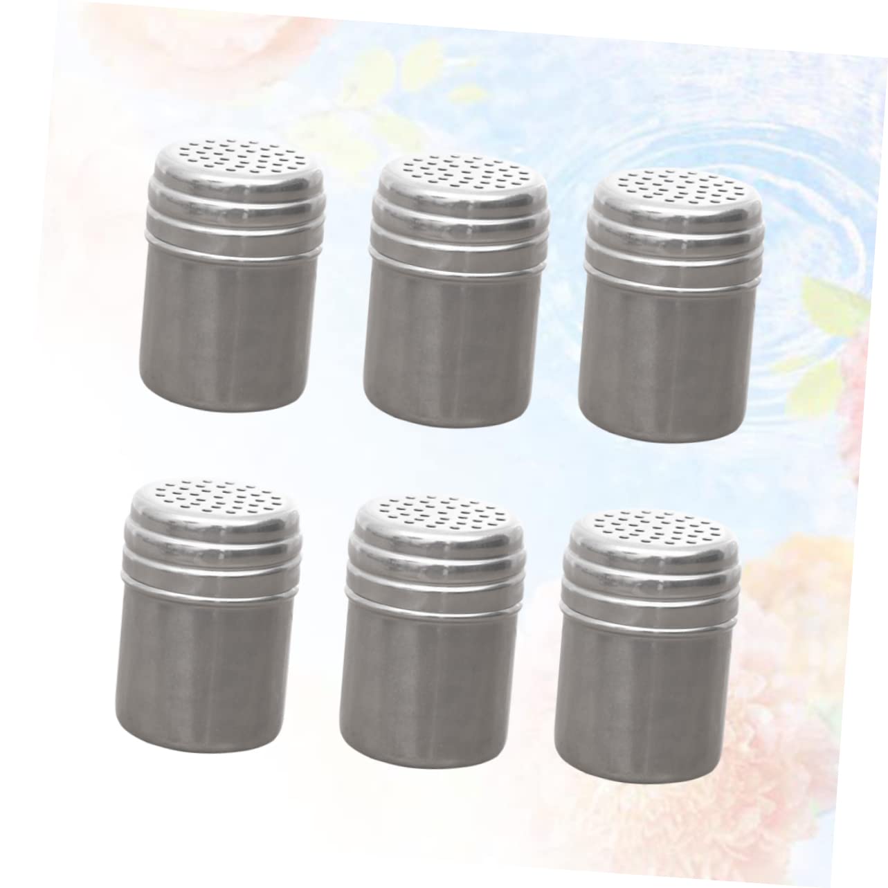 PRETYZOOM 12 Pack of Metal Salt Pepper Cooking Spice Bottles for Baking Barbecue Kitchen