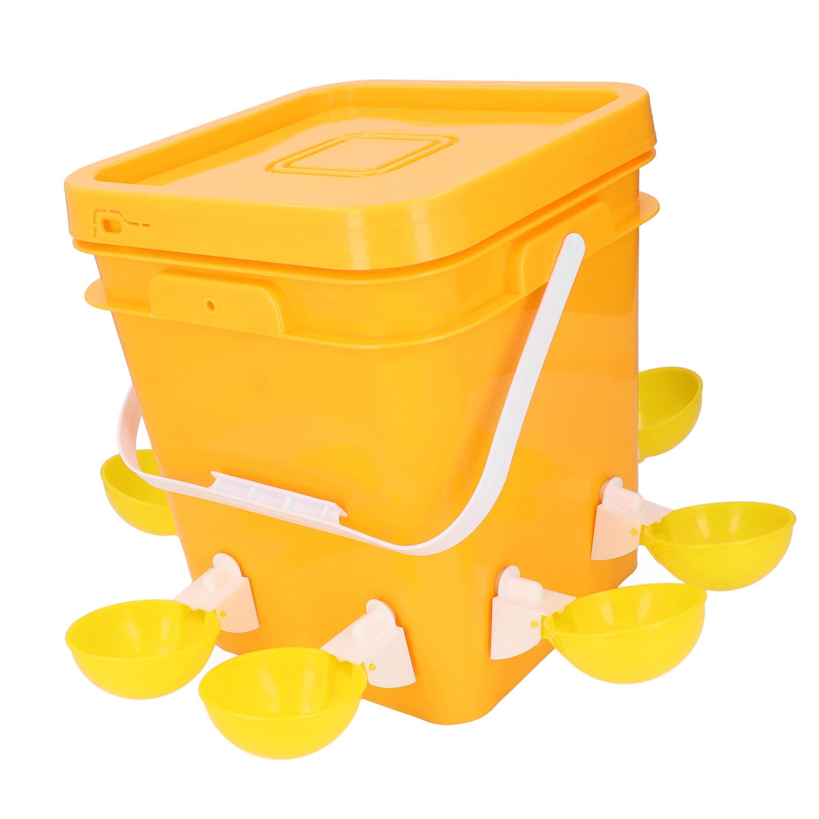 Akozon Juego de Dispensador Automático de Bebedero para Aves de Corral - Juego de Bebedero Automático para Pollos, Pavo de Ganso y Autorreposición de bajo Derrame -, Césped y Jardín (Tazas de Agua