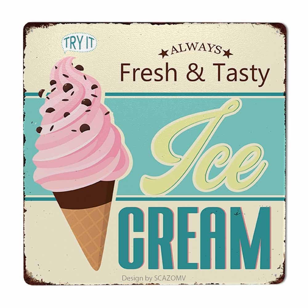 amazon-com-always-fresh-and-tasty-ice-cream-metal-sign-vintage-ice-cream-sign-art-poster-for-home-kitchen-bar-candy-store-wall-decor-hanging-plaque-8x8-inch-home-kitchen for Free Printable Ice Cream Signs Amazon.com : Always Fresh And Tasty Ice Cream Metal Sign Vintage Ice Cream Sign Art Poster For Home Kitchen Bar Candy Store Wall Decor Hanging Plaque (8x8 Inch) : Home & Kitchen for Free Printable Ice Cream Signs