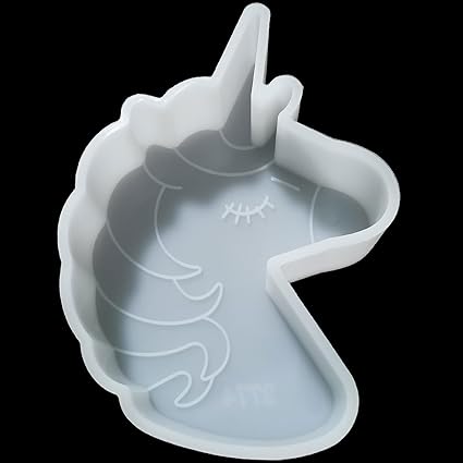 Unicorn Freshie Silicone Mold, Fuehbur Unicorn Mold Horse Magical Girly Freshie, Soap, Resin, Candles Heat Resistant Oven Scented Aroma Beads | 4.01