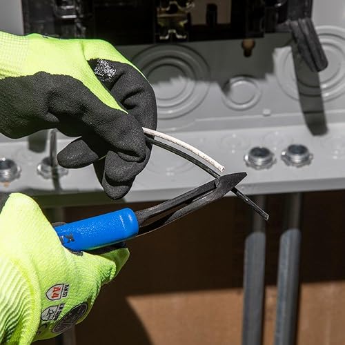 Miniatura 6 de Klein Tools J2000-48 Pliers, Made in USA, Diagonal Cutting Pliers with Angled Head, Heavy-Duty to Cut ACSR, Screws, Nails, and most Hardened Wire