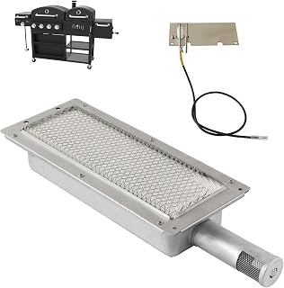 DcYourHome Infrared Searing Burner for Smoke Hollow PS9900 DG1100S PS8500 7000CGS, Ceramic Burner Replacement for Smoke Hollow Grill and Smoker, Stainless Steel Burner for 8500 Smoke Grill Accessories