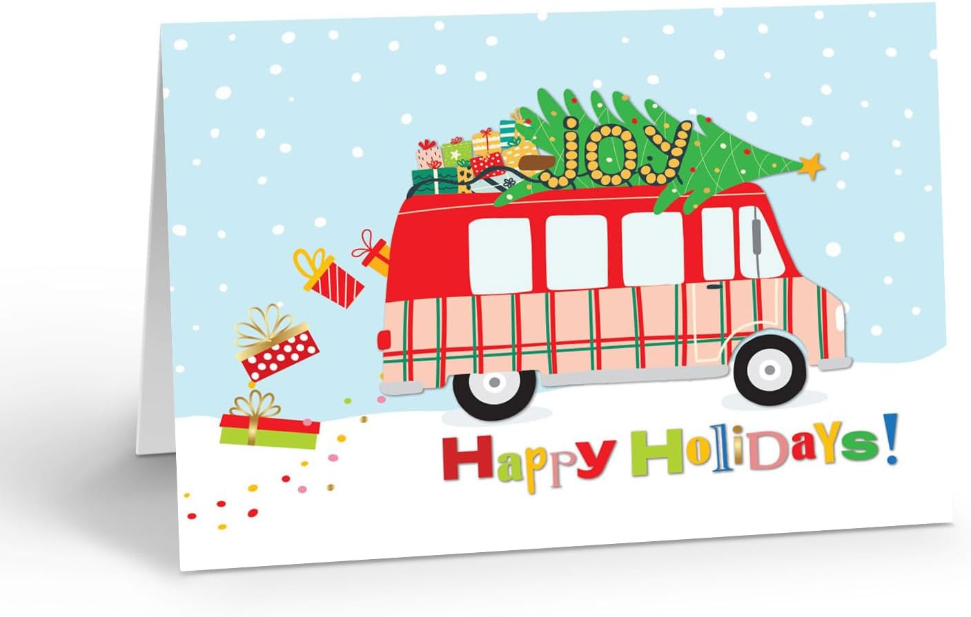Stonehouse Collection Custom Beach Christmas Cards, Pick a Coastal Design & Add Your Own Interior Message, 24 -Pack with Envelopes | 6.25 x 4.5 | Made in USA (Personalized)