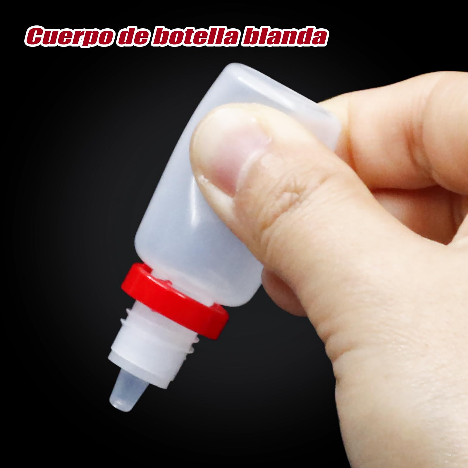20 Flacons Compte-Gouttes Plastique - 10ml/30ml/50ml/100ml - YiliYa - Avec Entonnoir Et Étiquettes