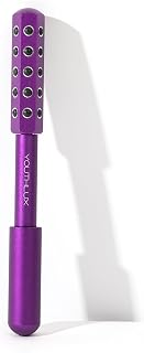 YOUTHLUX Radiance Roller: Germanium Stone Facial Roller for Lifting, Sculpting, De-Puffing & Glowing Skin (Purple)