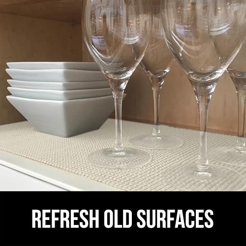 Miniatura 4 de GORILLA GRIP powerGRIP - Forro para cajón, estante y gabinete, agarre grueso y fuerte, forros no adhesivos que protegen gabinetes de cocina y