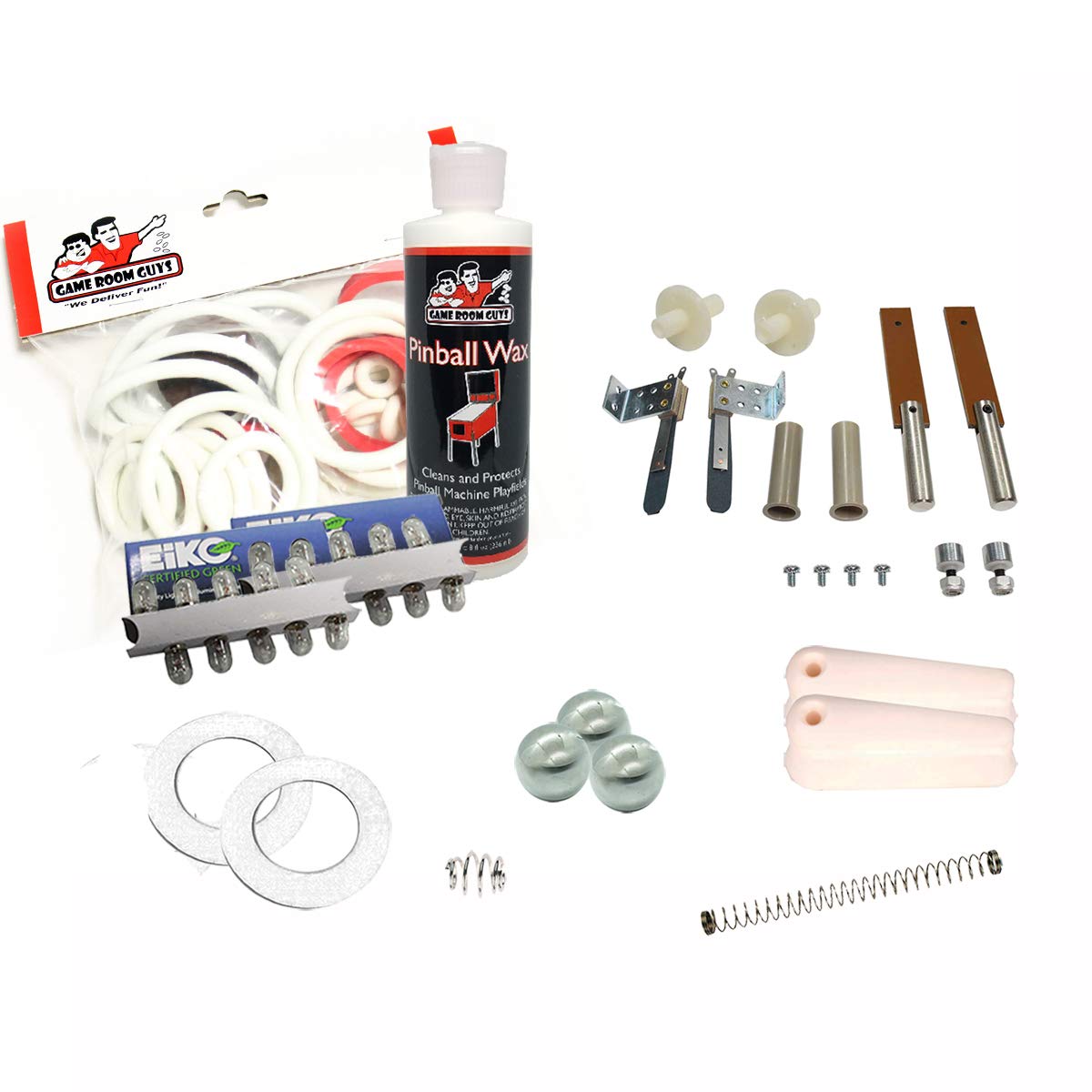 1973 Gottlieb Jack in The Box Pinball White Premium Maintenance Kit