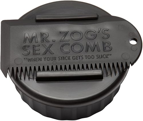 MR Zogs SexwaxNegro Sexwax contenedor con Negro peine