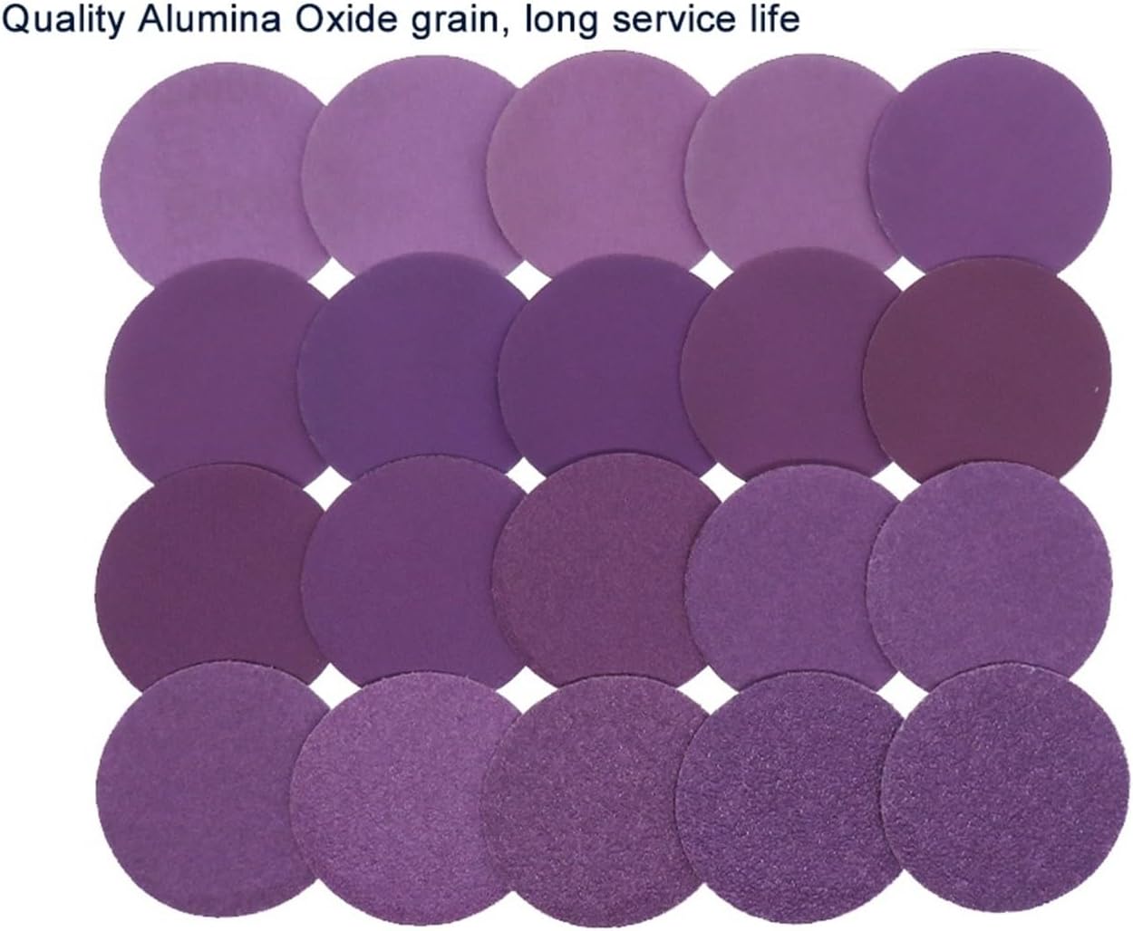 Sandpaper, Sanding disc,30pcs 2 Inch/50mm Sanding Discs Wet Dry 60-10000 Grit Sandpaper Hook Loop Aluminum Oxide for Drill Grinder Rotary Tools(2500)