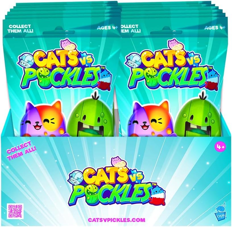 Cats vs Pickles Mystery Bags - 12pack -Teal Assortment D Set (Characters Will Vary) - Image 3