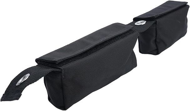 Adjustable V-Shape Weight Pocket for Scuba Diving Double Tanks   1680D Nylon Trim Weight Pouch with Inner S 0.5kg or L 2.5kg Bag, CompatibleOUTER BAG