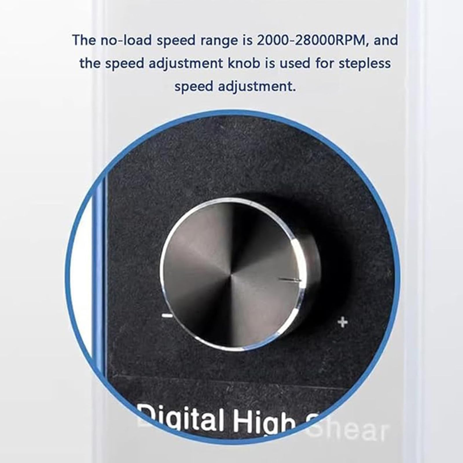 Hochgeschwindigkeits Dispergierhomogenisator, Labor Hochgeschwindigkeits Homogenisator, Einstellbarer Labor Dispergier Emulgator Mit Hoher Scherkraft, LCD Anzeige, Timer,50F