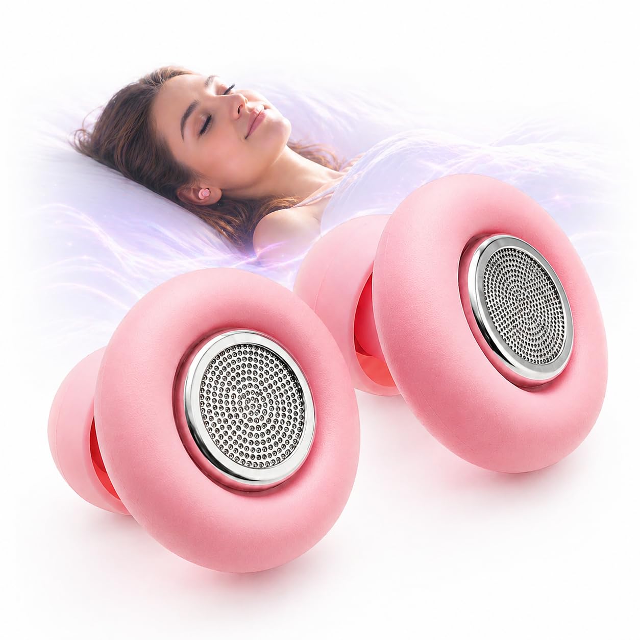 Tapones para los oídos con cancelación de ruido para dormir, reutilizables y suaves para dormir, estudiar y viajar, reducen los ronquidos, el ruido de dormitorio y el ruido de vuelo, enfoque
