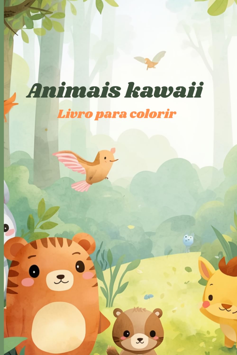 75 desenhos para colorir: Animais Kawaii