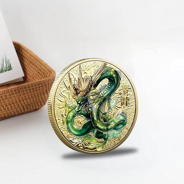 Foto 4 de 7 de Sanfly Colección De Monedas De Oro De Criaturas Míticas Antiguas Chinas