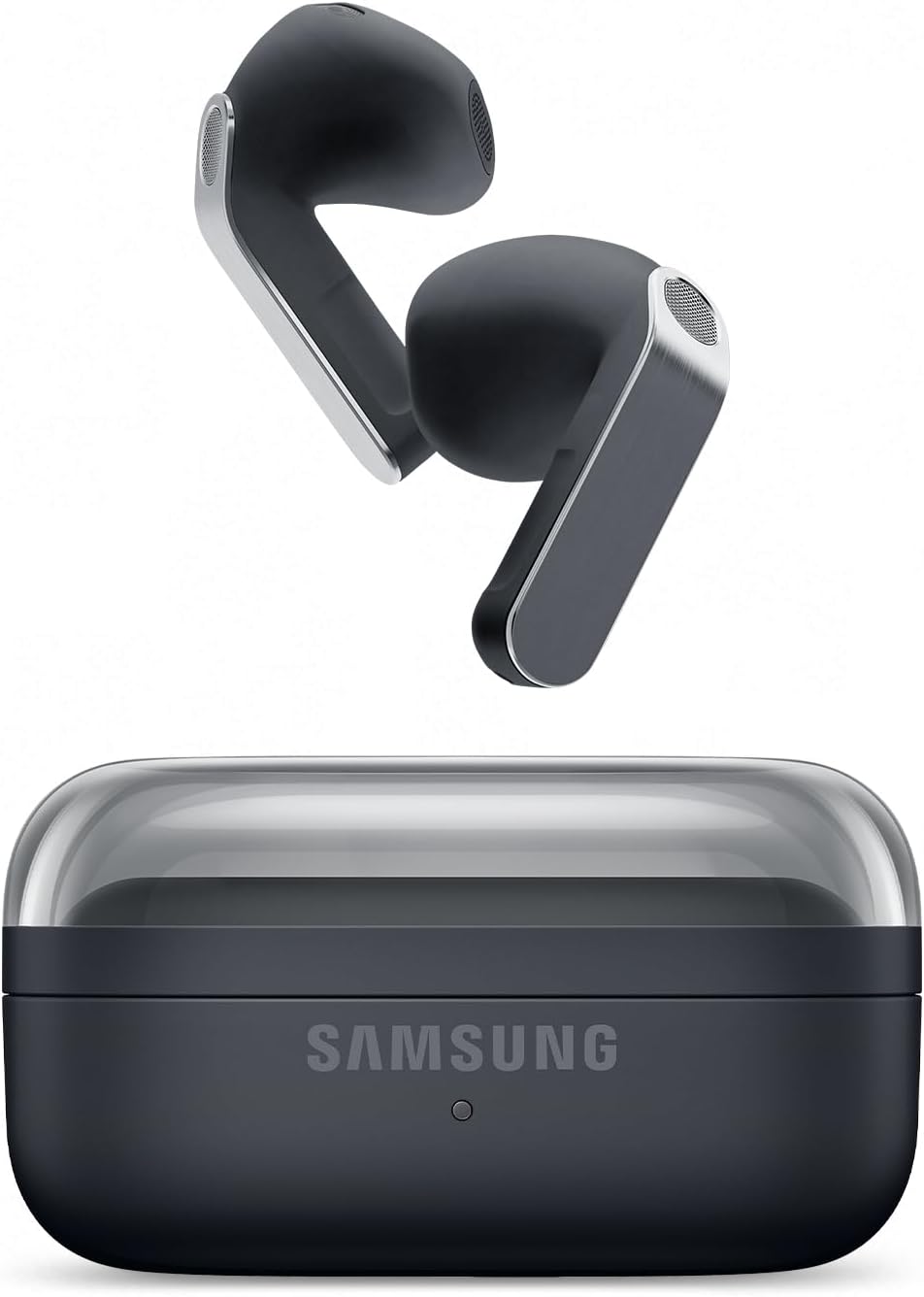 Galaxy Buds 4 (2026) AI True Wireless Bluetooth Earbuds, Black | Noise Cancelling, Hi-Res Audio, 1-Way Speaker, New Fit, IP54, Live Translation [US Version, 2 Yr Warranty]