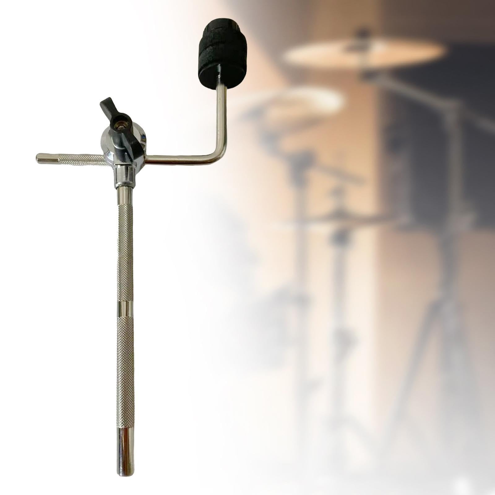 Supporto per piatti, attacco hardware per braccio piatto, robusto supporto per piatti con asta a L per parti di batteria, accessori per, 27.5 Cm