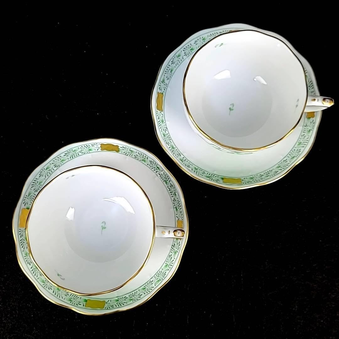 n969 HEREND ヘレンド シノワズリ 清の花籠 ⑤ オープンシュガー