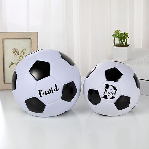 Miniatura 4 de Vlagots Balón de fútbol alcancía para niños alcancía de baloncesto moneda temática deportiva regalo de ahorro de dinero para niños