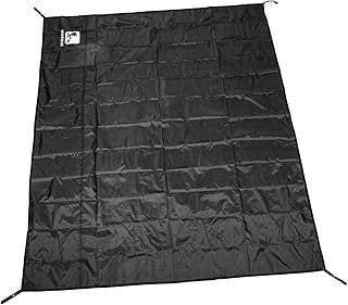 BESPORTBLE Tapete De Chão De Barraca Mochila De Dossel Mochila Preta Para Viagem Tapete De Chão De Banheira Barraca De Caminhada Barraca De Pegada De Chão Lona De Acampamento Lona Oxford
