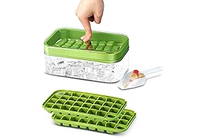 Ice Cube Tray with Lid & Storage Bin: Keep Your Drinks Chilled in Style