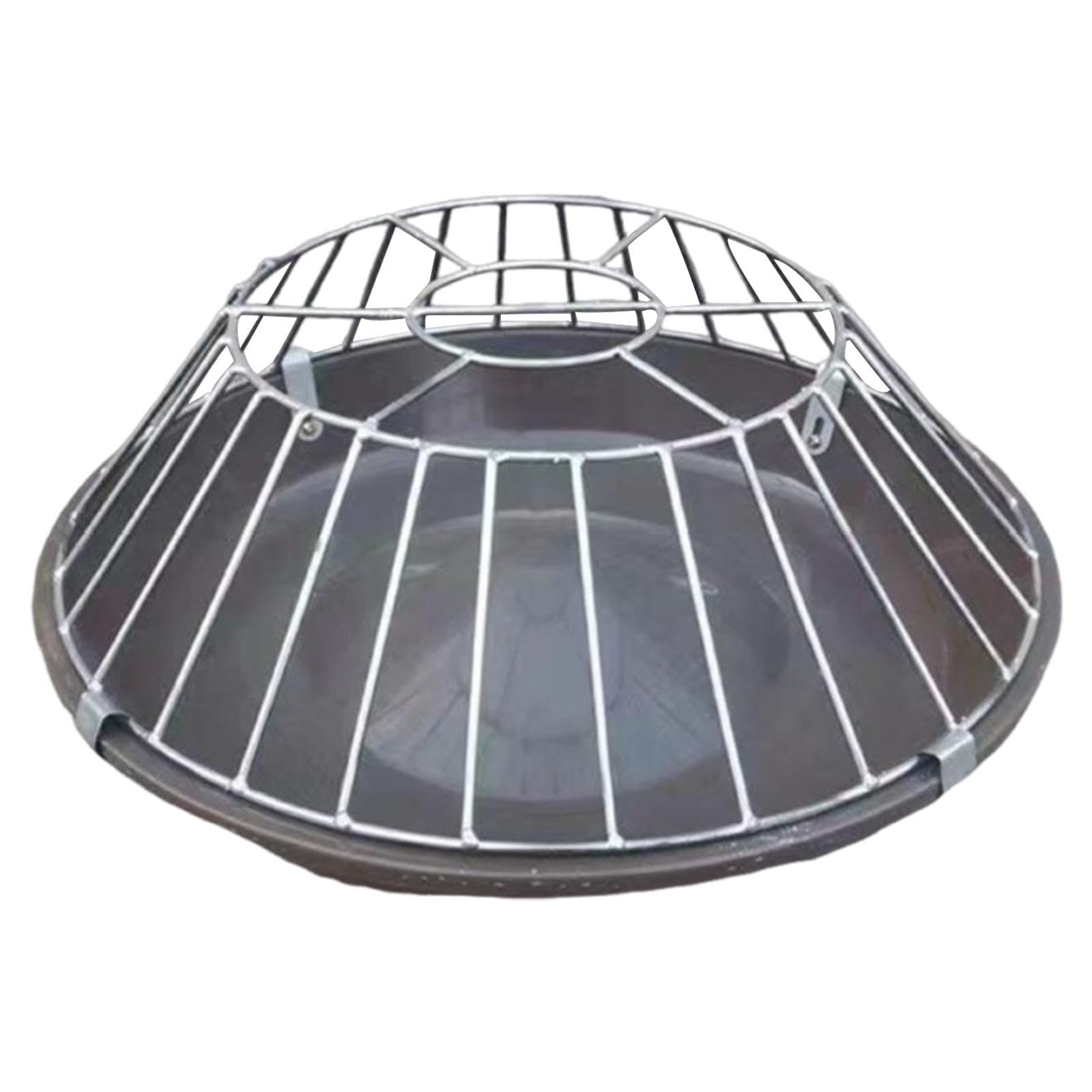 Comedero para Pollos, Comedero para Aves de Corral, Comedero Portátil, Cubo para Alimentar Gansos, 30 Hoyos