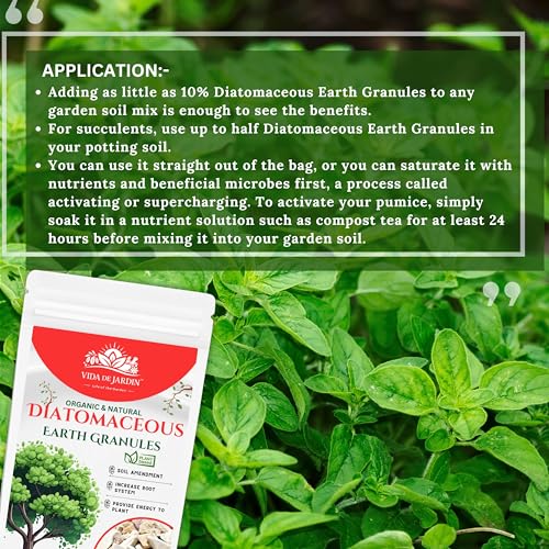 Image of Organic & Natural Diatomaceous Earth Granules for Essential Soil Amendment | 2 kg