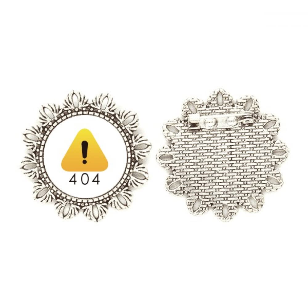 Broche de flor Programmer 502 plateado para renovar chaquetas viejas 4