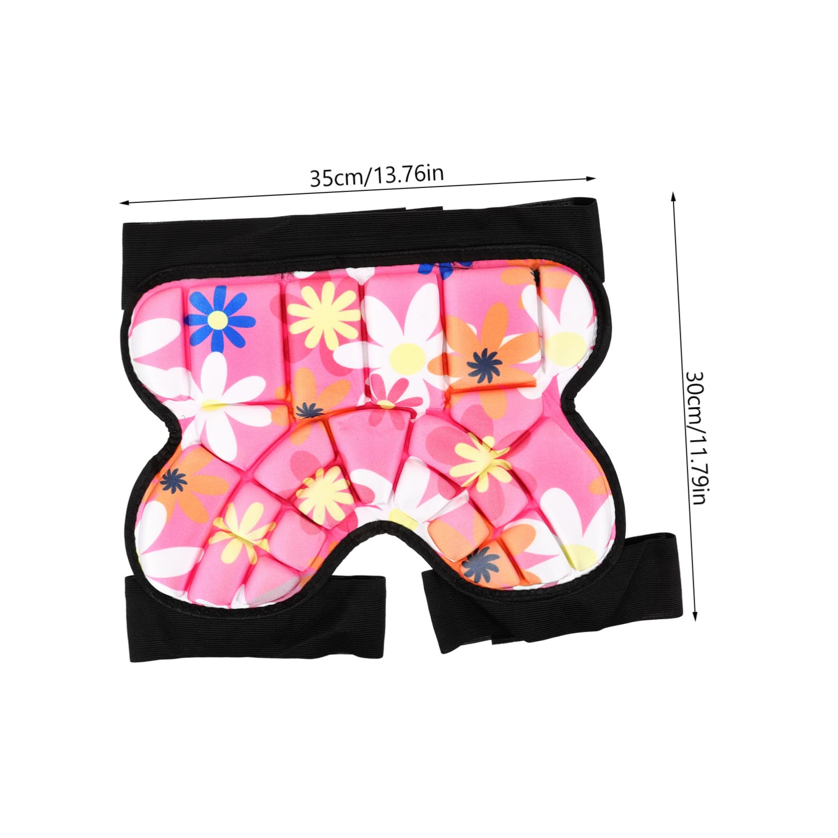 HEMOTON Skating Hip Pad Soft Lightweight Sponge Material Butt Protector for Roller Skating Snowboarding and Skiing Durable Fall Protection Gear