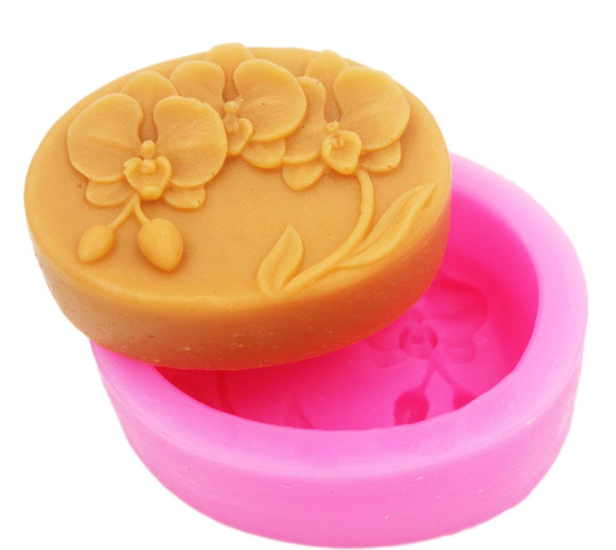 Orchid 50145 Craft Art Silicone Soap mold Craft Molds DIY Handmade soap molds (S103)-image-4