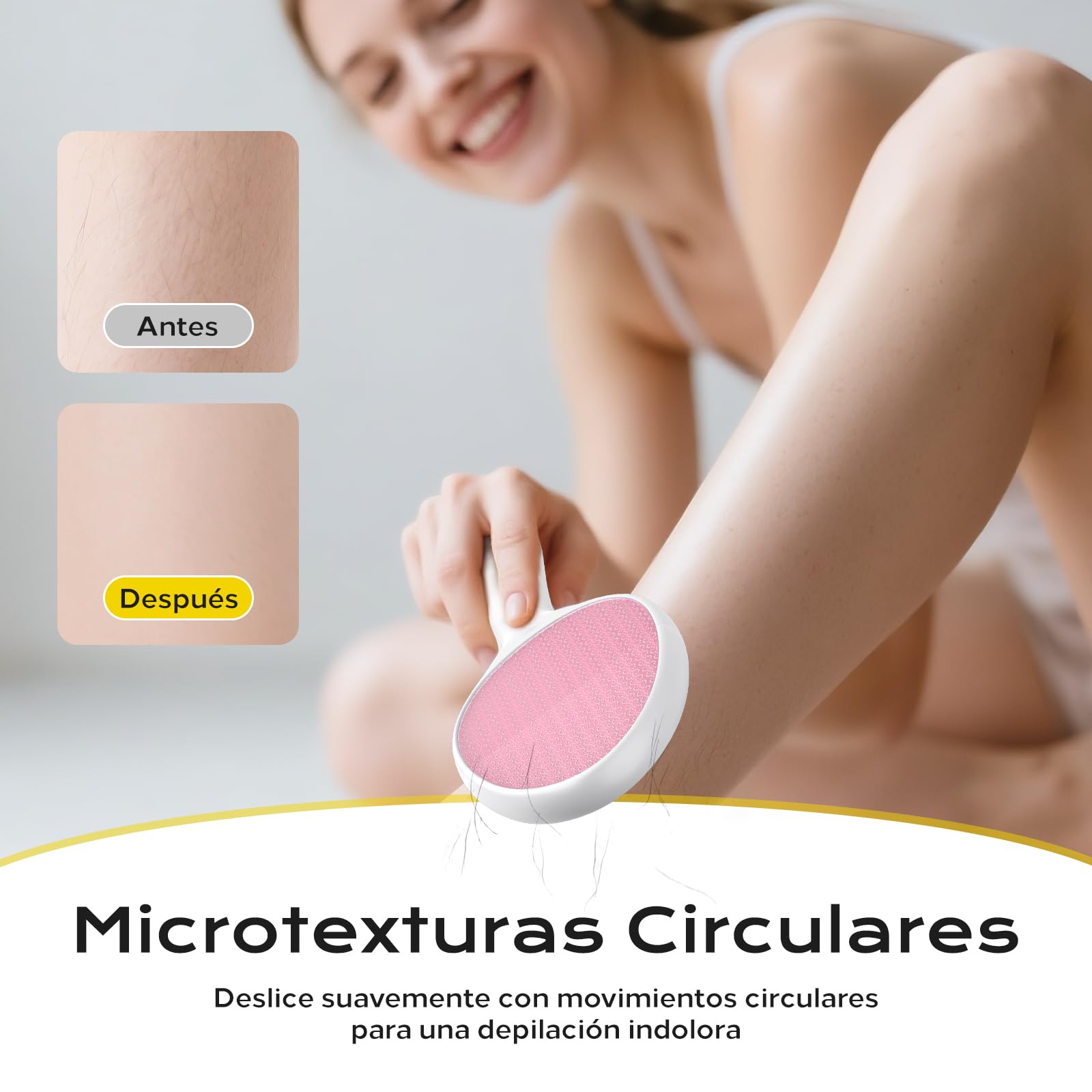 2 en 1 Lima Para Pies Nano Vidrio - Lima Pies y Removedor con Mango Largo, Elimina Durezas y Callosidades, Foot File Suave Profesional, Uso Húmedo/Seco -Rosa