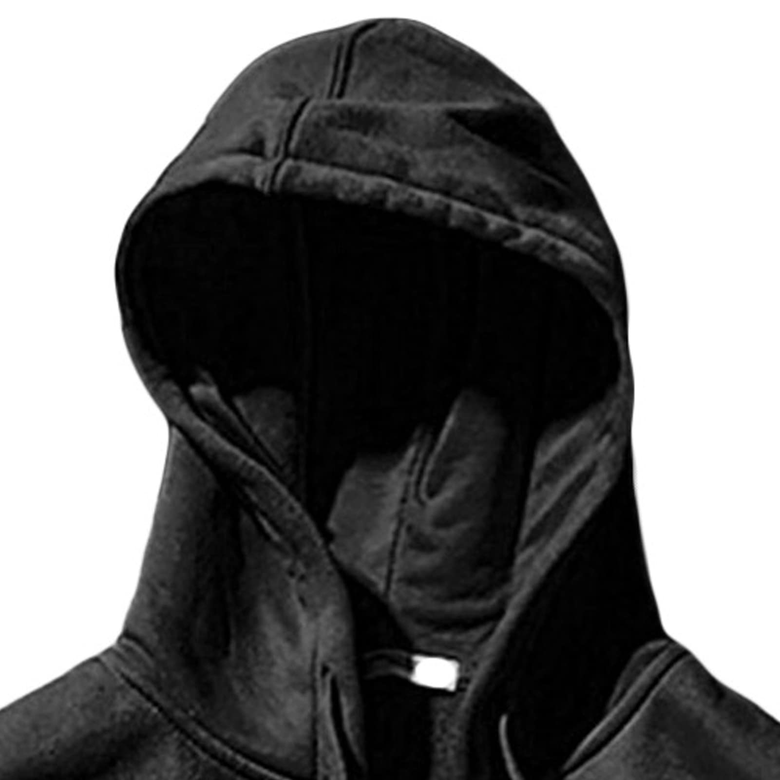 Maiyifu-GJ Men Zip Up Hoodie Tank Tops Fleece Lined Sleeveless Hooded Shirt Casual Lightweight Warm Zipper Hoodies Vests (Black,Medium)