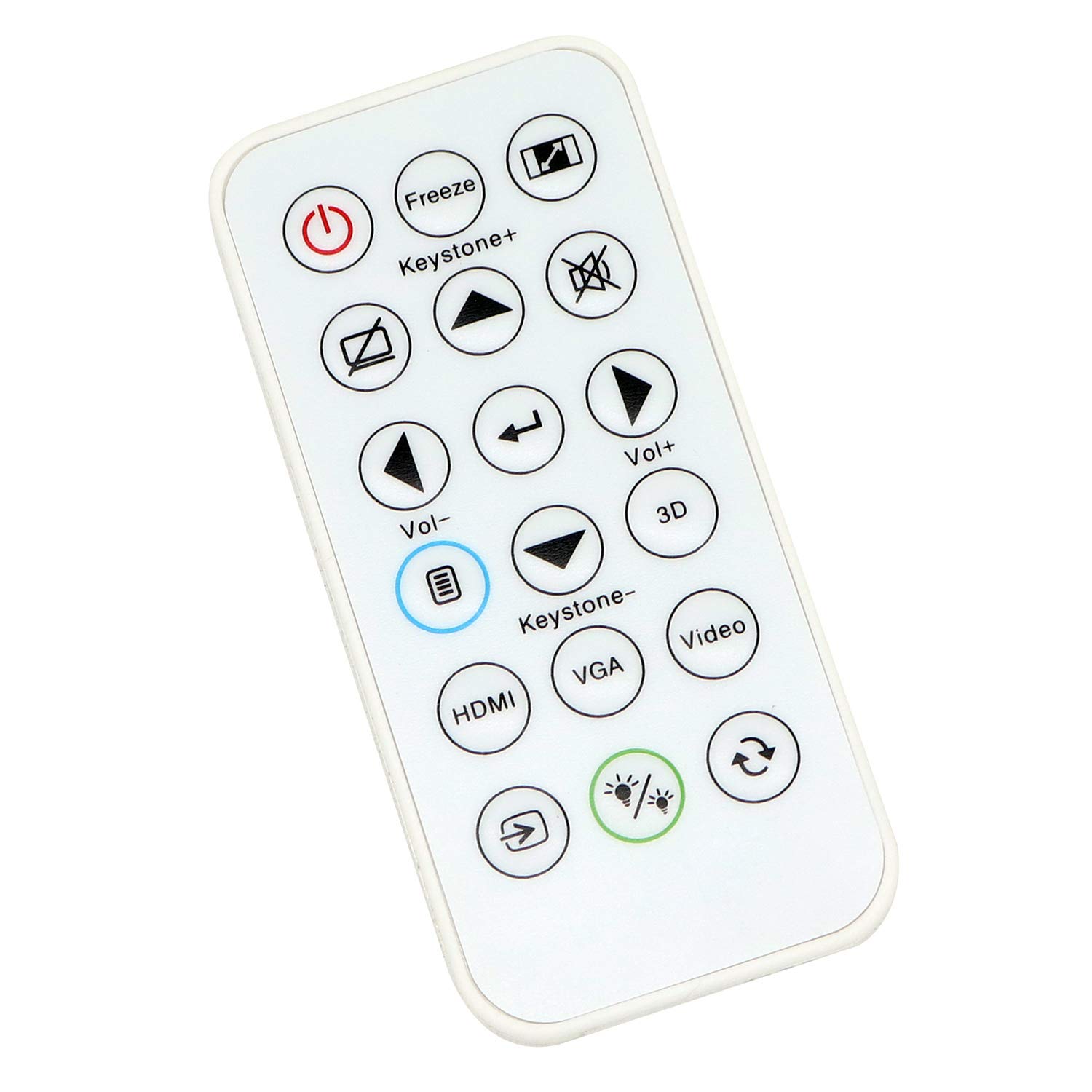 Telecomando Proiettore per Optoma DASSSG DAWSSG S321 S322e S331 S334 S341 S342e S343 H183X H184X H114 H116ST W330 W331 W334 W335 W341 W355 W400+ WU334 WU335 WU336 WU337 X340 X341 X343 X400+