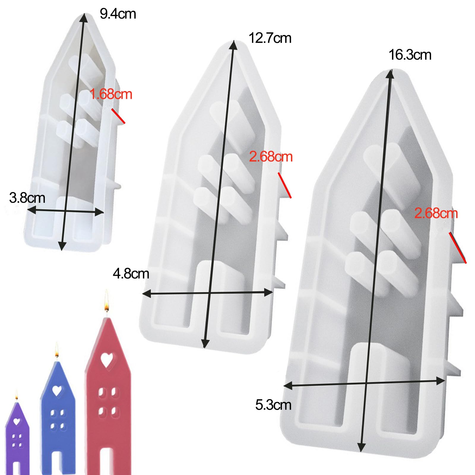 Stampo In Silicone Per Candele A Forma Di Orso - 3D, Per Sapone, Resina, Fai Da Te - Foto 3