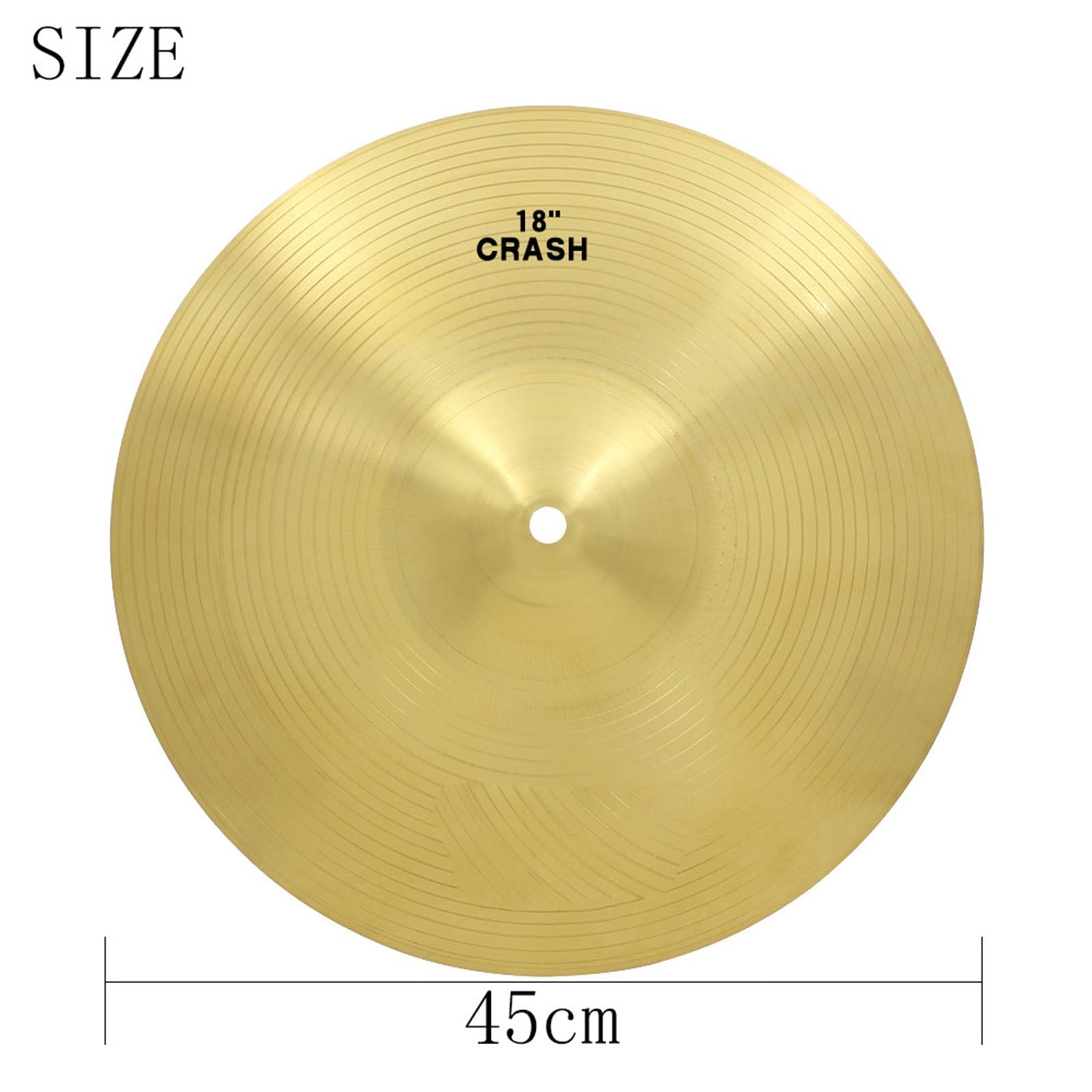 Talerz Profesjonalny Hi Hat 8 10 12 14 16 18 20 Cali Bęben Jazzowy Talerze Crash Akcesoria Do Instrumentów Perkusyjnych(18 inch)